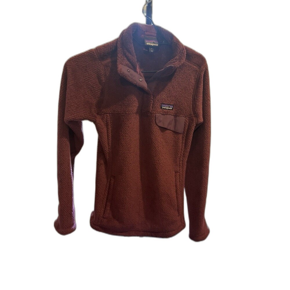 Patagonia Snap Fleece Pullover Burgundy Women's small